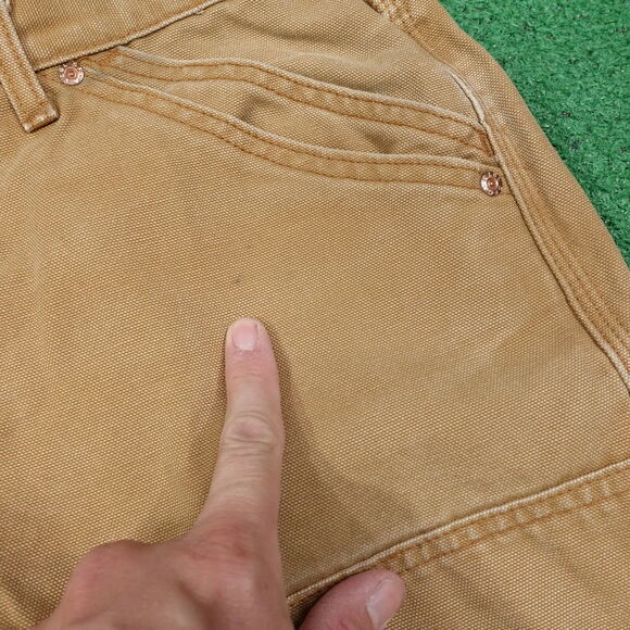 LEVI'S LEVI STRAUSS SIGNATURE WORKWEAR FIT DUCK CANVAS DOUBLE KNEE PANTS 36X32 - Picture 4 of 16